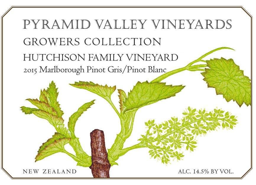 2015 Hutchison Vineyard Pinot Gris/Pinot Blanc, Marlborough